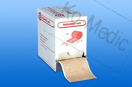 Papír alapú sebtapasz RUDAMED Soft 8 cm